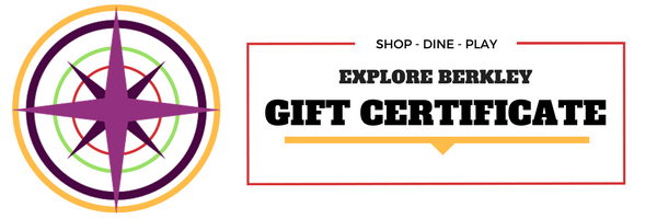 Explore Berkley Gift Certificate graphic